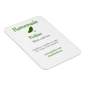 愛で作られた自家製ピクルス追加文字サイト マグネット (右側)