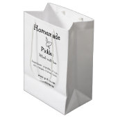 愛で作られた自家製ピクルス追加文字サイト ミディアムペーパーバッグ (正面アングル)