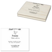 愛で作られた自家製ピクルス追加文字サイト ラバースタンプ (押印)