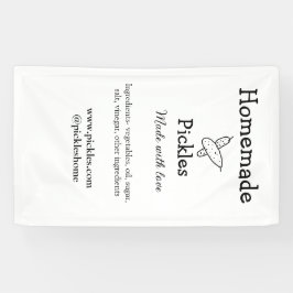 愛で作られた自家製ピクルス追加文字サイト 横断幕