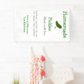 愛で作られた自家製ピクルス追加文字サイト 横断幕 (インサイチュ)