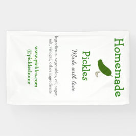 愛で作られた自家製ピクルス追加文字サイト 横断幕