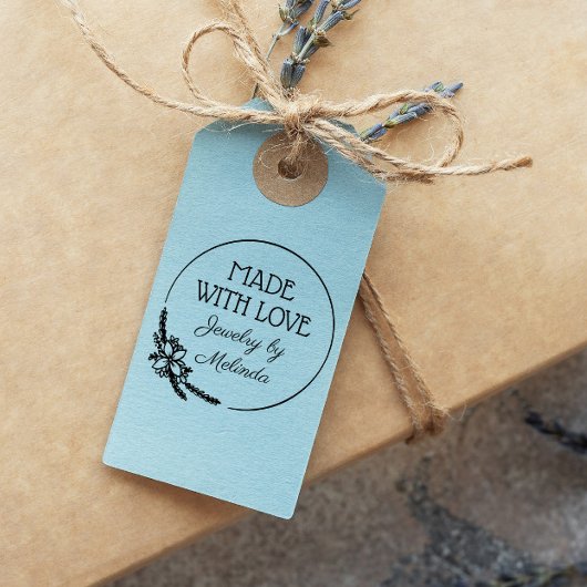 愛で作られた花と緑 ラバースタンプ