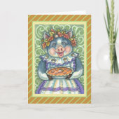 愛で作られた豚&どんぐりパイ シーズンカード (正面)