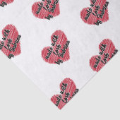 愛で作られた赤い串ハート 薄葉紙 (詳細)