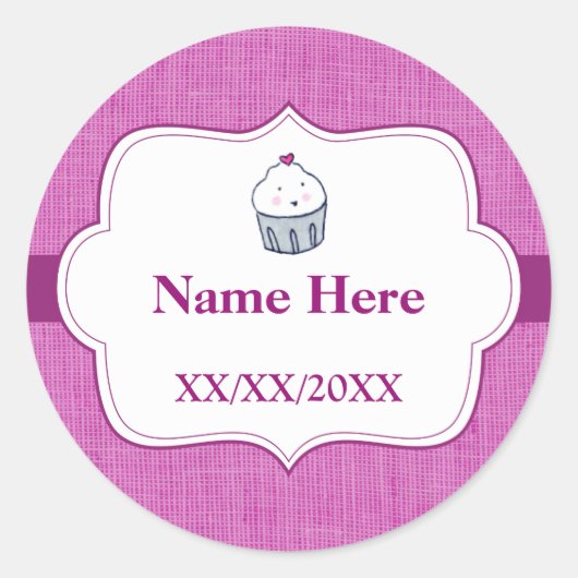 愛で作られた ラウンドシール (正面)