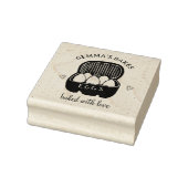 愛で作図解入りの、写真付きのられたホームベーカー卵カートン ラバースタンプ (スタンプ)