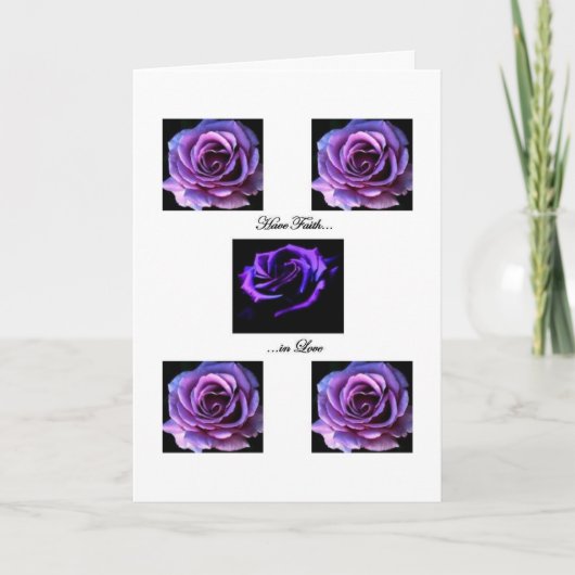 愛で信頼を持って下さい カード (正面)