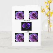 愛で信頼を持って下さい カード (黄色い花)