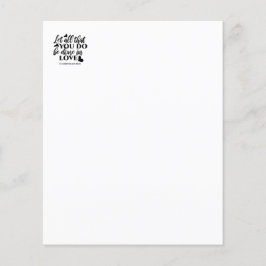 愛で全てを成し遂げよう – 1 Cor 16:14