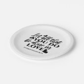 愛で全てを成し遂げよう – 1 Cor 16:14 ペーパープレート (アングル)