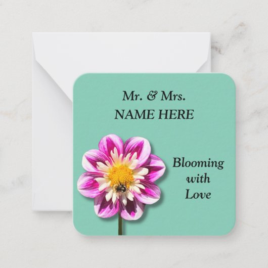 愛で咲く ノートカード (正面)