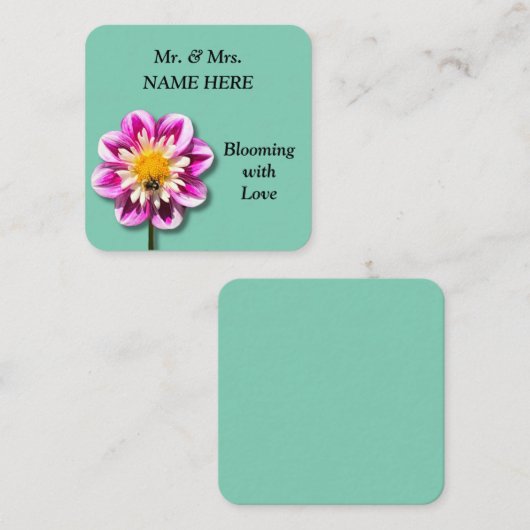 愛で咲く ノートカード (正面/裏面)