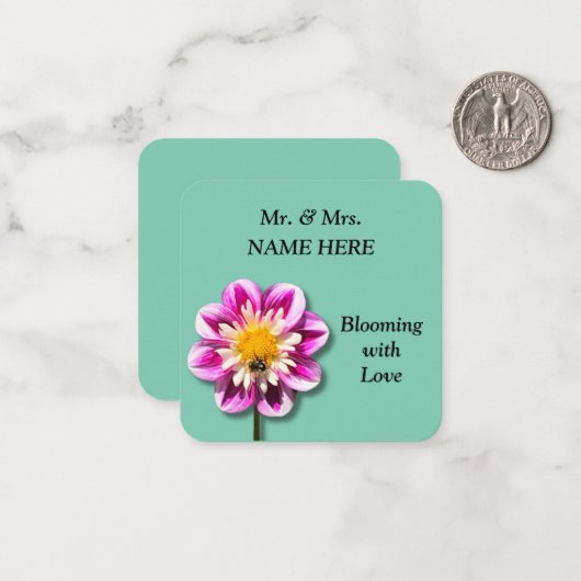 愛で咲く ノートカード (正面/裏面インサイチュ)