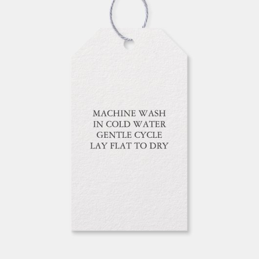 愛で噛み切った任意の色,手作り ギフトタグ (裏面)