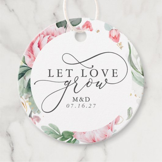 愛で多肉栽培&ピンクの花ありがとう フェイバータグ (正面)