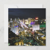 愛で幸運なラスベガスの結婚 招待状 (裏面)