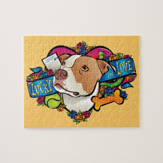 愛で幸運 ジグソーパズル (横)