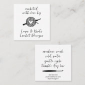 愛で怒る スクエア名刺 (正面/裏面)