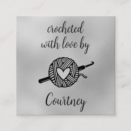 愛で怒る スクエア名刺 (正面)