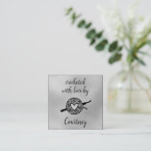 愛で怒る スクエア名刺 (スタンド正面)