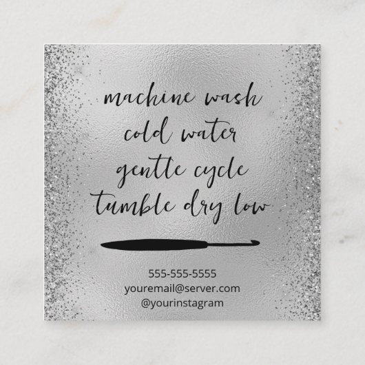 愛で怒る スクエア名刺 (裏面)