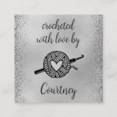 愛で怒る スクエア名刺 (正面)