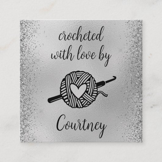 愛で怒る スクエア名刺 (正面)