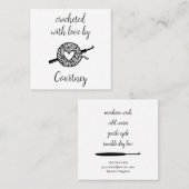 愛で怒る スクエア名刺 (正面/裏面)