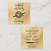 愛で怒る スクエア名刺 (正面/裏面)