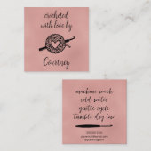 愛で怒る スクエア名刺 (正面/裏面)