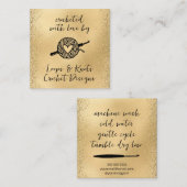 愛で怒る スクエア名刺 (正面/裏面)