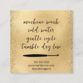 愛で怒る スクエア名刺 (裏面)