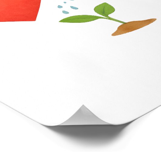 愛で成長する ポスター (角)