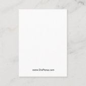 愛で手を作り コーリングカード (裏面)