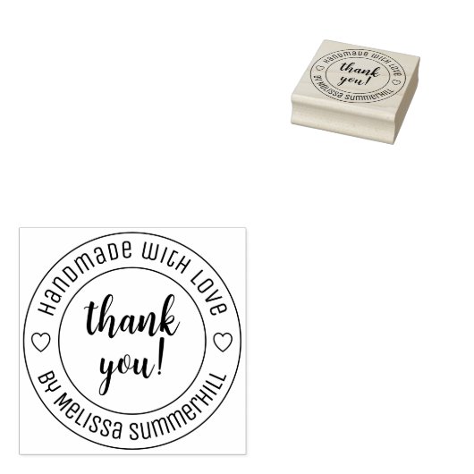 愛で手作りありがとう ラバースタンプ (押印)