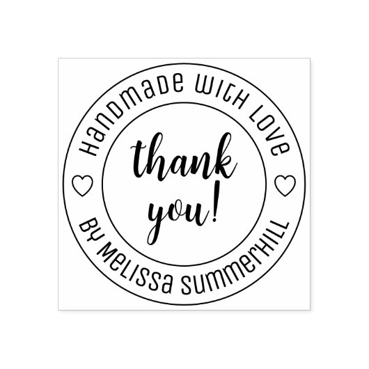 愛で手作りありがとう ラバースタンプ (インプリント)