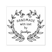 愛で手作りかわいいハート枠 セルフインキングスタンプ (デザイン)