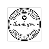 愛で手作りされたブランドロイヤリティに感謝 ラバースタンプ (インプリント)