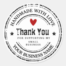 愛で手作りされた抽象芸術 |感謝していクラシックro ラウンドシール