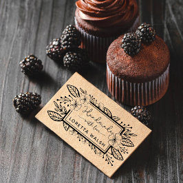 愛で手作りされた植物性手描きフレーム セルフインキングスタンプ