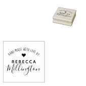 愛で手作りされた |アーティザンカスタムシグネチャ ラバースタンプ (押印)