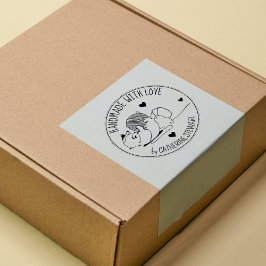 愛で手作りのかわいい毛玉 ラバースタンプ