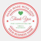 愛で手作りのハロウィーン |感謝していあなた ラウンドシール (正面)