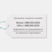 愛で手作りのラベル ギフトタグ (裏面横)