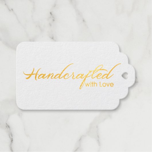 愛で手作りのラベル ギフトタグ (正面 (横))