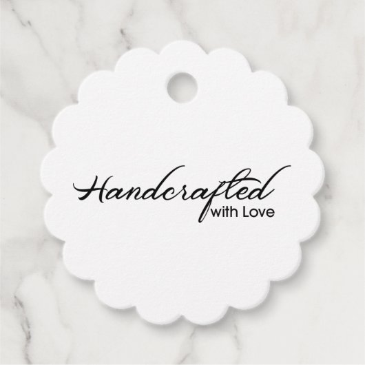 愛で手作りのラベル フェイバータグ (正面)