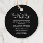 愛で手作りのラベル フェイバータグ (裏面)