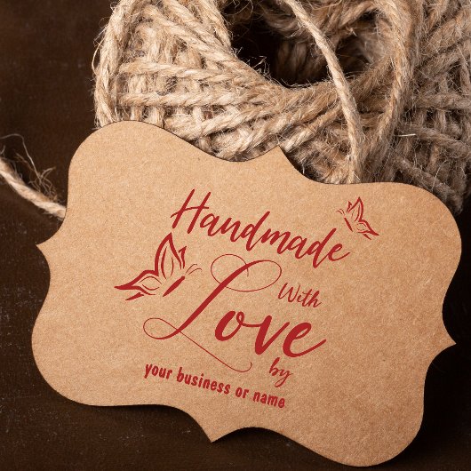 愛で手作りの蝶引用文 ラバースタンプ