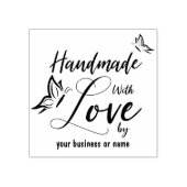 愛で手作りの蝶引用文 ラバースタンプ (インプリント)